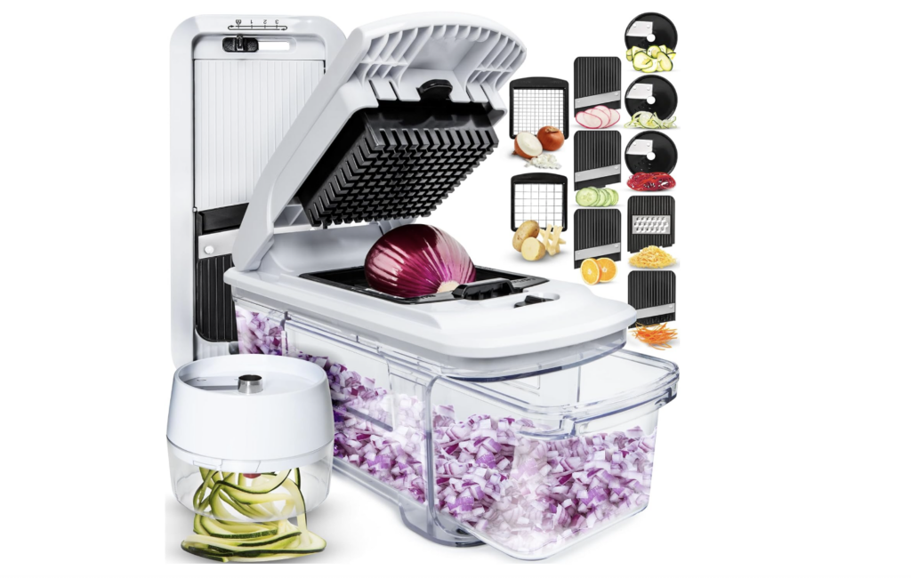 all-in-one veggie chopper and meal prepping kit, gift ideas for nurses